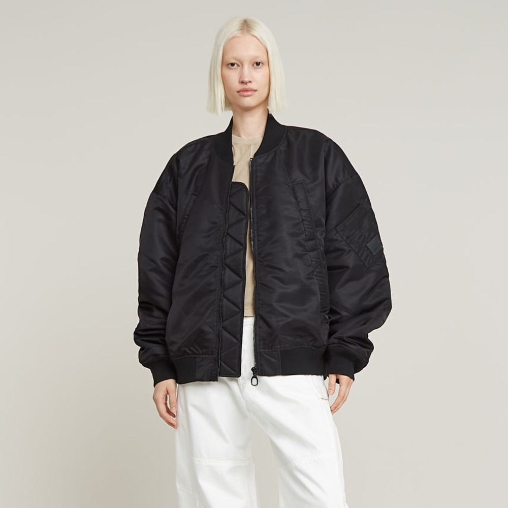 G-Star Women's Jet Black Bomber Jacket